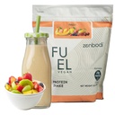 Bränsle Vegan Protein Pulver Frukt smak - 21g Protein Varje Servering, Utsökt Plant-Baserat Blend för muskeltillväxt, Tillverkad från Pea, med Vegan D3, inga konstgjorda smaker, Gluten-Free