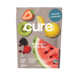 Cure Hydration - Electrolyte Drink Powder Classic Variety Pack 8 Packets