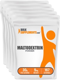 BulkSupplements.com Maltodextrin Powder - Maltodextrin Supplement for Energy Boost, Food Grade - Unflavored & Gluten Free, 30g per Servering, 1kg (2,2 lbs) (Pack of 1)