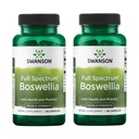 Swanson Double Strength Boswellia-Herbal Supplement Främja gemensamma Support-Ayurvedic Herb för Joint Flexibility & Mobility Support-Made w / Boswellia Serrata Resin-(60 kapslar, 800mg Varje) 2 Pack