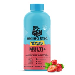 Bästa Nest Wellness Kids Liquid Multivitamin: Methylated Vitamins, Whole Food, Vegan, B12, Gluten-Free, Non-GMO Methylfolate Daily Liquid Vitamins för barn med Immune Support -Strawberry Flavor, 16oz