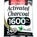 FITO MEDIC'S Lab | Aktiverade kolpiller | 1600 mg per portion | 240 Caps | Aktiverad kol | Charcoal Capsules | Charcoal Pills | Ultra hög Absorption, s.