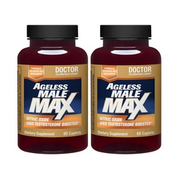 Ageless Male Max Total Testosteron Booster Supplement för Män, 120 Caplets