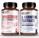 Turkesteron 8.000mg [Highest Purity] + Premium L-Carnitine Tartrate Supplement - Hög Absorption Supplement med Tongkat Ali - Öka Stamina, Lean Muscle Growth, Support Metabolism & Natural Ener