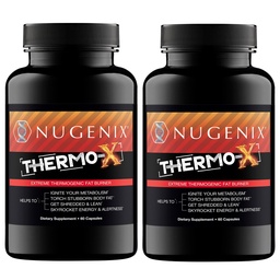Nugenix Thermo-X: Thermogenic Fat Burner Supplement för Män, Extreme Metabolic Accelerator, 120 Count