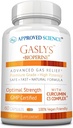 Godkänd Science® GaslysTM - Soothe Digestive Tract, lindrar gas och magkramper - Artichoke Powder, Ginger, Fennel Seed - 60 Count - Pack med 1