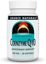 Källa Naturals Coenzyme Q10 Antioxidant stöd 200 mg för hjärta, hjärna, immunitet och leverstöd - 30 Softgels