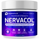 Pharmapulse Neuropathy Nerve Therapy & Relief Cream - Maximal Strength Relief Cream för fot, händer, ben, tår inkluderar Alpha Lipoic Acid, Arnica, Vitamin B6, Aloe Vera, MSM - Effektiv lugnande 4oz