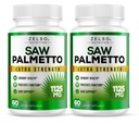 (2 Pack) Saw Palmetto Prostate Supplement för Män, 3-i-1 Fördelar, DHT Blocker Hair Growth och Beta Blocker, Urinary Health, Prostate Function Support, 2 månaders leverans