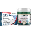 Purity Products Flexuron Joint Formel + Joint Gel Flexuron (Krill Oil, Low Molecular Weight Hyaluronic Acid, Astaxanthin) - Joint Gel Berry Powder (Bioactive Collagen Peptides + MSM)