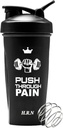 H.R.N 28 OZ Protein Shaker flaska för proteinblandningar med Wire Whisk, Shaker flaska för Pre & Post träning, Shaker kopp för träning