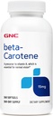 GNC beta-Carotene 15mg | En föregångare till vitamin A som är väsentlig för normal vision | 360 greve