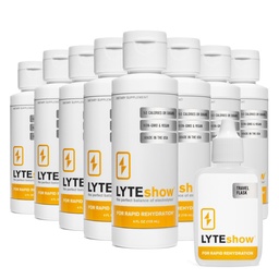 LyteLine Sugar-Free Electrolyte Supplement for Hydration - Immune Support - Pack med 8, 320 portioner - Keto Friendly - Zink, Magnesium för snabb rehydrering, träning, muskelåterställning, energi - Vegan