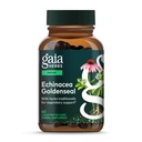 Gaia Herbs Echinacea Goldenseal - Immune Support Supplement för att upprätthålla ett hälsosamt andningssystem - med organisk Echinacea och Goldenseal Root - 60 Vegan Liquid Phyto-Capsules (10-dagars leverans)