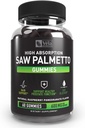 Såg Palmetto Gummies Komplex för män och kvinnor | Hårtillväxt Supplement | Urinary Function Support, Prostate Function Support | DHT Blocker | 60 Gummies