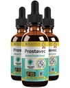 Prostavec Advanced Prostate Support Supplement - Liquid Formel för snabbare Absorption med Pygeum, Saw Palmetto, Stinging Nettle + Turmeric & Damiana - Vegan, Non-GMO - 6 fl oz
