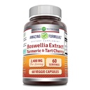 Fantastiska formler Boswellia extrakt gurkmeja och Tart Cherry Supplement | 2400 Mg Per Servering | 60 Veggie kapslar | Icke-GMO | Gluten Free | Gjord i USA