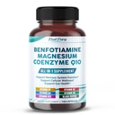 Benfotiamine med Magnesium & Coenzyme Q10 - Stöder Nerve Health, Cellular Wellness & Eye Health - Tillverkad i USA- 150 kapslar