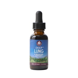 WishGarden Herbs Deep Lung & Bronchial Support - Plant-Based Respiratory Supplement med Mullein Leaf Supports Lung Detox & Cleanse för rökare, främjar andningsstyrka, 1oz