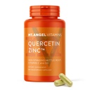 Mt Angel Vitamins - Zink Quercetin med Bromelain Supplement - Immune Support & Respiratory Health - Quercetin 500mg Capsules | Zink 50mg | Vitamin C Capsules | Immune Booster för vuxna - 300ct.