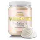 Steel Supplements Veg-PRO | Vegan Protein Powder, Vanilla Cream Pie | 25 portioner (1.65lbs) | BCAA Aminosyra | Gluten Free | Non Dairy | Low Carb Formel