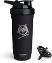 Smartshake Rockband Reforce Stainless Steel Protein Shaker Bottle 900 ml | 30 oz - Leakproof Screw-on Lid - BPA Free - Non Insulated - Unisex (Slayer, South of Heaven Logo)