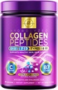 Hello Lovely! Collagen Peptides Powder, Grass-Fed Hydrolyzed Collagen Powder for Women Type I & III, w/Hyaluronic Acid & Biotin, Hair, Skin, Nails & Joint Support, Collagen Supplement - 30 Servings