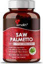 AMALTH Premium Saw Palmetto Capsule - Extra Styrka formulerad med Ashwagandha, Tribulus, Ginger, Maca, Holy Basil och Mer Natural Prostate Support, 90 kapsel