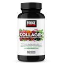 Force Factor Collagen Boosting Superfoods, Vegan Collagen Booster with Hyaluronic Acid, Biotin, Bamboo, Amino Acids & Vitamins for Hair, Skin, and Nails, Strengthener and Skin Supplement, 60 Capsules