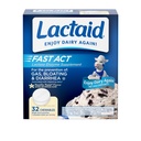 Lactaid Fast Act Lactose Intolerance Relief Chewables med Natural Lactase Enzyme för att förhindra Gas, Bloating & Diarrhea På grund av laktoskänslighet, On-The-Go, Vanilla Twist Flavor, 32 x 1 ct