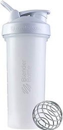 BlenderBottle Classic V2 Shaker Bottle Perfekt för Protein Shakes och Pre Workout, 28-Ounce, White