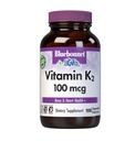Bluebonnet Nutrition Vitamin K2 Supplement 100 mcg Daily Vit K2 MK7 Heart Health & Bone Vitamins för kvinnor & män * - Vegan, icke-GMO, Dairy-Free, Gluten-Free Vit K - 100 Vegetable Capsules