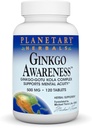Planetariska växtbaserade Ginkgo Awareness Tablets, 120 greve