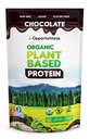 Opportuniteas Organic Plant Based Protein Powder, 20g Vegan Protein från Pea, Pumpkin och Rice, No Sugar, Non-GMO, Gluten-Free, Creamy Chocolate, 1 lb
