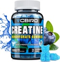Creatine Monohydrate 5g Per Serving, No Sugar Creatine Supplements Support for Strength, Performance, Energy, Recovery, Gluten-Free Creatine for Women and Men, Blueberry Flavor (30 Gummies135)