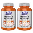 Arginin & Citrulline 500/250mg - 120 kapslar (2 Pack)