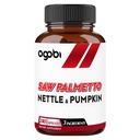 agobi Saw Palmetto Supplement med Nettle Leaf & Pumpkin - Stöd för stressigt humör, hår hälsa, immunsystem och energiproduktion - 240 Veggie kapslar för 4-månaders leverans