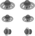 6Packs-Starkey Hearing Aid Domes Open Oticon Hearing Aid Domes Small Medium Large 3 Storlekar Kompatibel med Phonak Marvel & Paradise RIC BTE Modeller SDS 4.0-Black