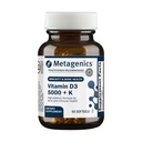 Metagenics Vitamin D3 + K - för Artery Health, Immune Support, Bone & Heart Health * - Vitamin D med MK-7 (Vitamin K2) - Non-GMO - Glutenfri - 60 Softgels - 5 000 IU