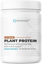 Vegan Protein Powder Chocolate, 22g Plant Based Protein, Organic Pea & Brown Rice Protein för muskelstöd och återhämtning, tillverkad i USA - Vegan, icke-GMO, Gluten Free