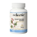 Eclectic Institute Raw Fresh Freeze-Dried Non-GMO Hawthorn Berry | Kardiovaskulärt stöd | 90 CT (500 mg)