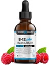 B12 Plus Liquid Vitamin B Complex Supplement - B Complex Vitamin Supplement - 2 Month Supply - Energy Support Supplement - Vegan - Non-GMO - Gluten Free - 2 Fl Oz