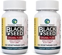 Fantastiska örter Hela Spectrum Black Seed Original Plain, Vegetarian Capsules - Gluten Free, Non GMO, Cold Pressed Nigella Sativa Aids i Digestive Health - 100 Count, 475mg (2-Pack)