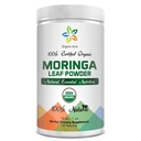 Certified Organic Moringa Leaf Powder-1Lb. USDA Certified Organic. 100% Pure and Original. Naturally boosts Energy, Metabolism & Immunity. Raw Green Whole Superfood. No GMO, Gluten Free
