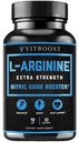 Extra styrka L Arginine Capsule 1500mg - Nitric Oxide Supplements for Stamina, Muscle, Vascularity & Energy - Kraftfull NO Booster med L-Arginine, L-Citrulline & Essential Amino Acids