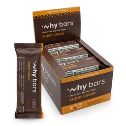 Protein Bars, Super Cacao, 2.04 Ounce Bars (Pack of 12 Protein Bars) - Protein Bar Superfood, Gluten Free, Non GMO, Organic, Vegan, enkla ingredienser