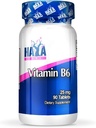 HAYA LABS Vitamin B6 / 25mg. / 90 flikar. Energi och hälsosam immunsystem, energi och prestanda stöd, metabolism av kolhydrater
