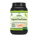 Herbal Secrets Organic Pea Protein Powder | 2 Lbs. | 17 Grams Protein Per Serving | 4,2 Grams BCAA Supplement | Non-GMO | Gluten Free | Made in USA