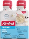 SlimFast Meal Replacement Shake, Original French Vanilla, 10g redo att dricka protein för viktminskning, 11 Fl. Oz Bottle, 4 Count (Packaging May Vary)