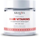 Hårtillväxt vitaminer med Biotin, Collagen, Keratin, Nettle Root och Saw Palmetto stöder hälsosamt hår, stimulerar hårfolliklar och förhindrar håravfall och gallring. Tillverkad i USA - 90 Count
